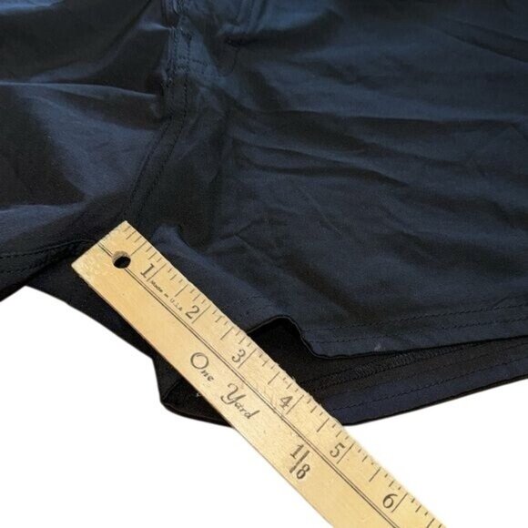 Burnside Womens Black Board Shorts Size L With Drawstring Waist & Back Pocket Sw - Picture 6 of 6